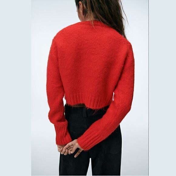 ZARA Wool-Blend Knit Sweater NWT - Picture 14 of 16